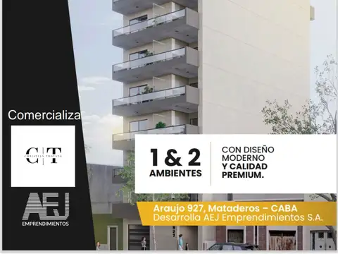Emprendimiento en Mataderos de 1 Dormitorios