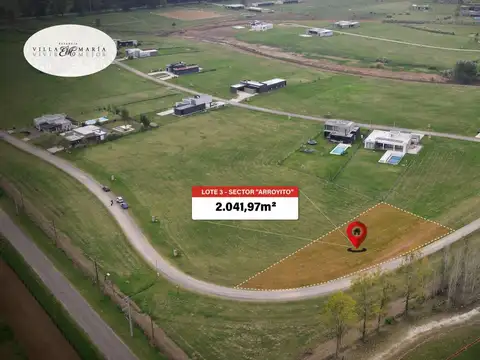 TERRENO EN VENTA EN ESTANCIA VILLA MARIA
