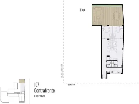 Oficina en Venta en Belgrano, USD 362.700