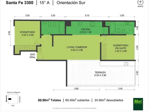 Santa Fe 3300, Piso 15