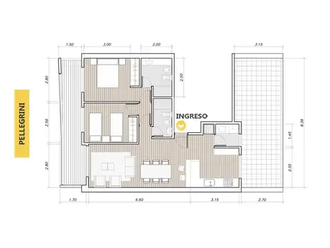 Departamento en Venta en Echesortu, Rosario