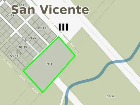 Campo en Venta en San Vicente, Partido de San Vicente