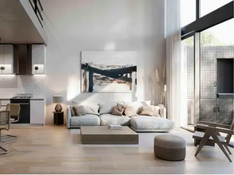 Departamento 2 ambientes con 2 baños