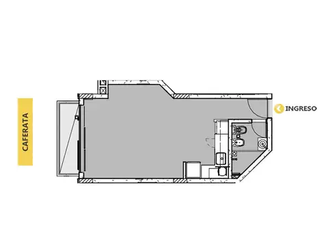 Venta departamento monoambiente Agote Rosario