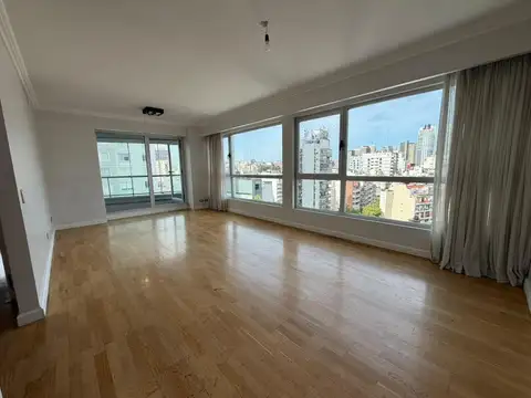 ALQUILER DEPARTAMENTO 3 AMBIENTES CON DEPENDENCIA Y COCHERA FIJA PISO ALTO TORRE BELLINI PALERMO