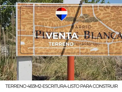 VENTA DE LOTE EN PIEDRAS BLANCAS,FERNANDEZ ORO