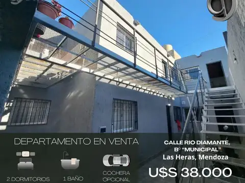 Departamento en venta c/ cochera en El Challao