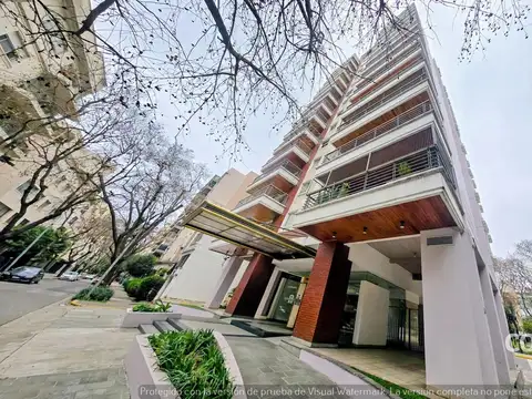 Departamento 3 ambientes en torre en villa urquiza, gran balcón, cochera, seguridad nocturna.