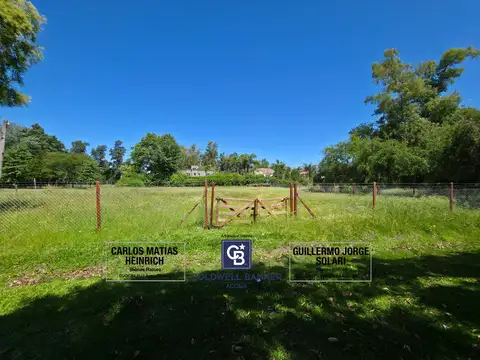 OPORTUNIDAD DESARROLLO Venta de Lote 1.893 m² en Pilar Km 47