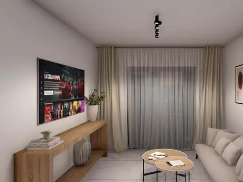 Departamento 2 ambientes con 1 baño