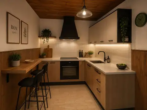 Depto Tipo Casa 2 ambientes con 1 baño