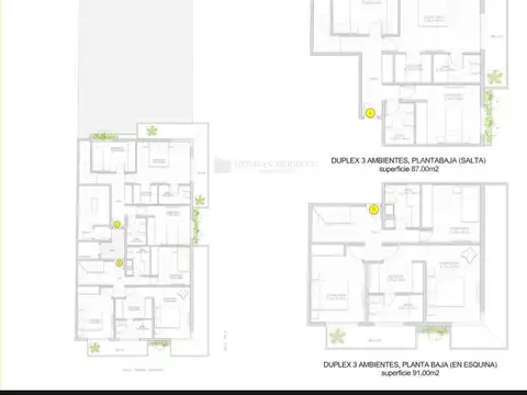 Departamento 3 ambientes con 2 baños