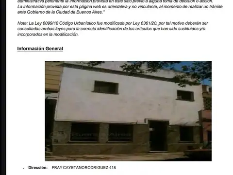Terreno en Venta en Flores, USD 524.999