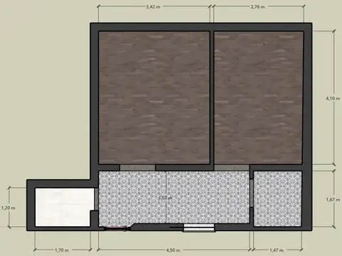 Depto Tipo Casa en Venta de 1 dormitorio