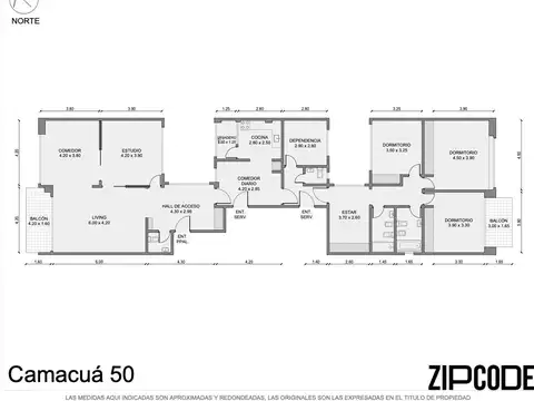 Departamento en Venta de 3 dormitorios