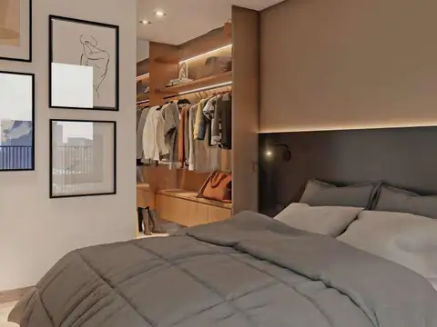 Departamento 2 ambientes con 1 baño