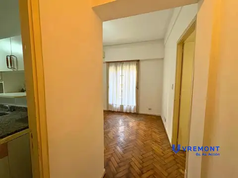 Departamento 2 ambientes con 1 baño
