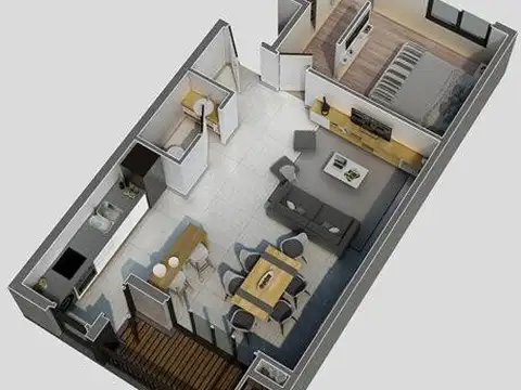 Departamento en Venta de 2 ambientes