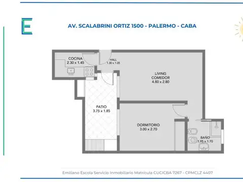 Av Scalabrini Ortiz 1500 , Piso 0