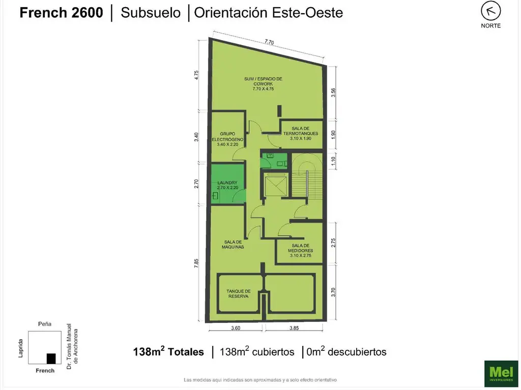 Hauston Recoleta en Barrio Norte