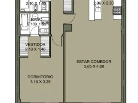 Departamento en Venta al Norte