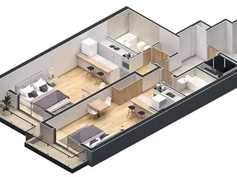Departamento en Venta en Nuestra Señora De Lourdes, USD 54.855