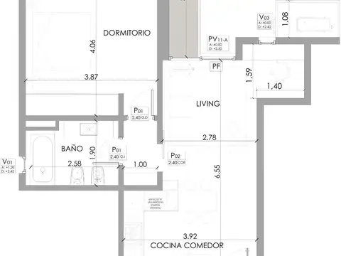 Departamento en Venta en Fisherton, USD 185.000