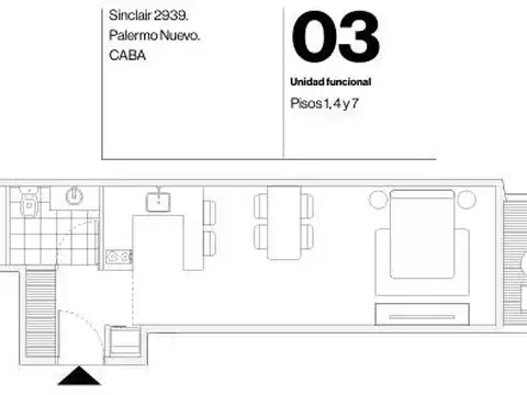 Departamento en Venta al Norte