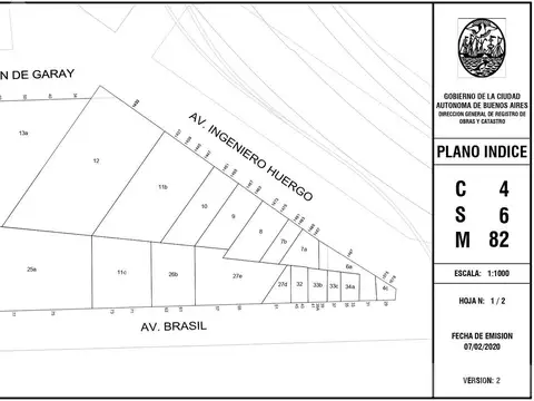 Terreno en Venta 38  mts Fondo