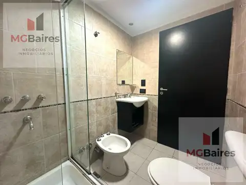 Departamento 2 ambientes con 2 baños