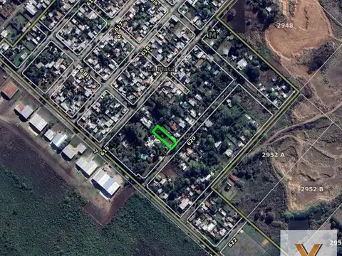 Terreno en Venta 59  mts Fondo