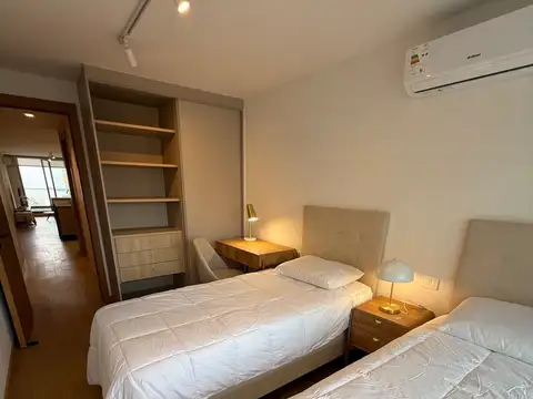 Departamento 2 ambientes con 2 baños