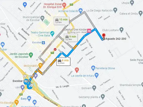 Lotes en venta (Loteo Lamadrid) | Gral. Paz esq. Aguado | Escobar. CONTADO