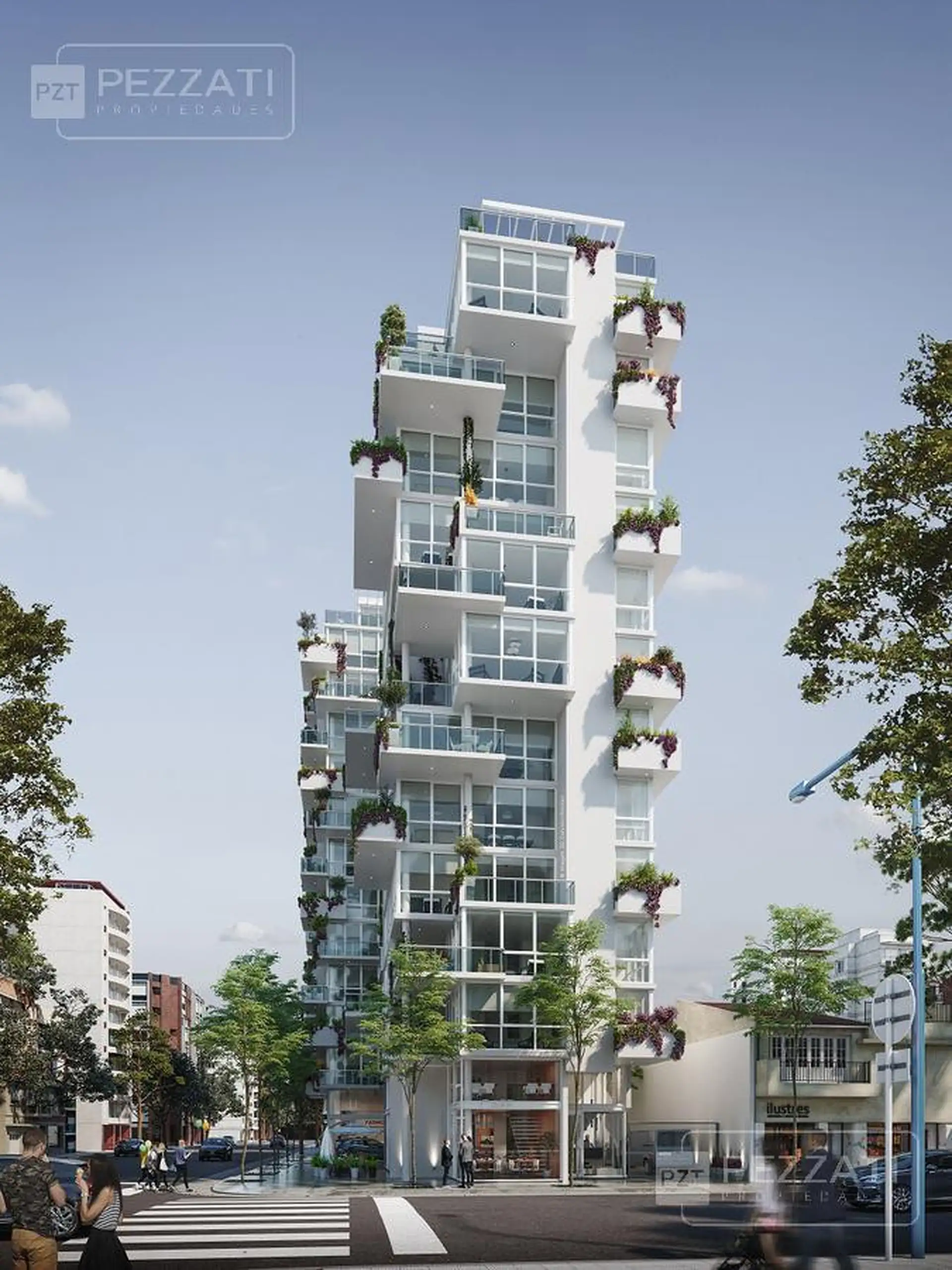 Depto 2 amb, 50m² en construcción con balcón — Centro