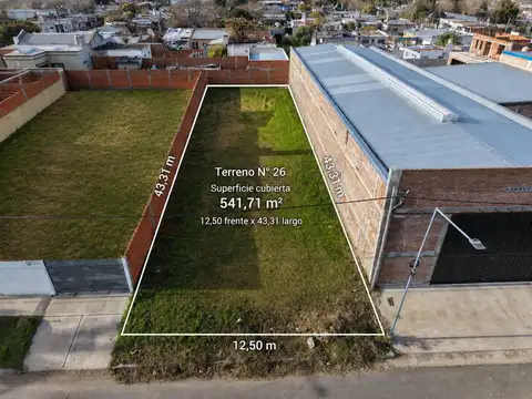 VENTA TERRENO-VILLA CAMPI-LA EMILIA 541 M2