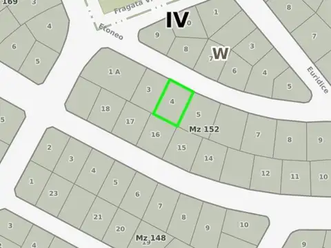 Terreno en Venta en Pinamar, USD 89.000