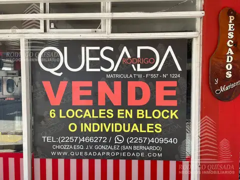 |4 LOCALES SOBRE CHIOZZA  | |INVERSION EN SAN BERNARDO|