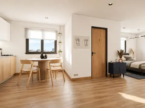 Departamento Monoambiente con 1 baño
