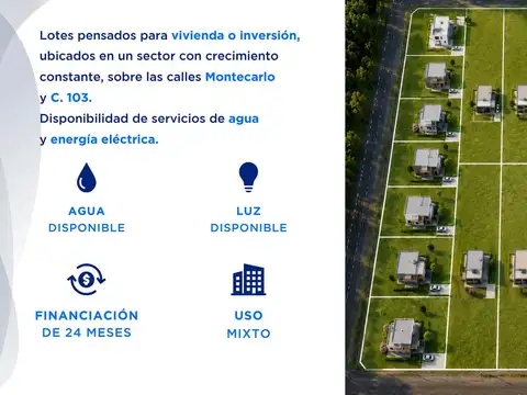 Terreno en Venta en Posadas, USD 29.212