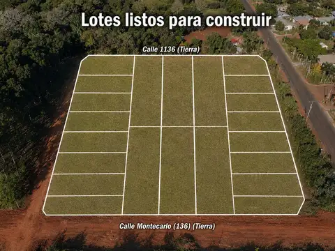 TF879 - NUEVO LOTEO ITA PORÁ  - CALLES MONTECARLO Y C. 103