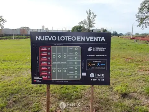 LOTEO ITA PORÁ  - ZAPIOLA Y RUTA 12.