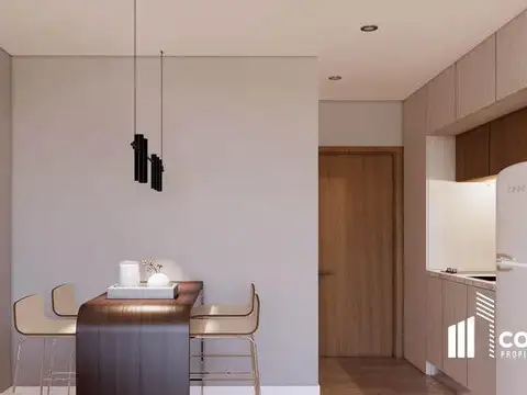 Departamento Monoambiente con 1 baño