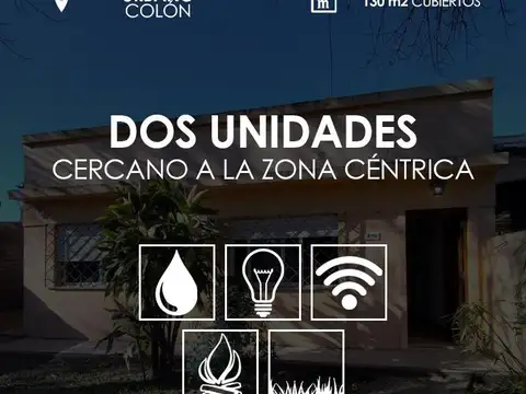 Casa + Monoambiente en Colón