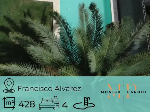 EN VENTA CASA CON 5 AMBIENTES Y PILETA, FRANCISCO ALVAREZ
