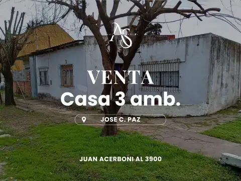 Casa en Venta en Jose Clemente Paz, Partido de José C. Paz