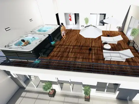 Departamento Monoambiente con 1 baño