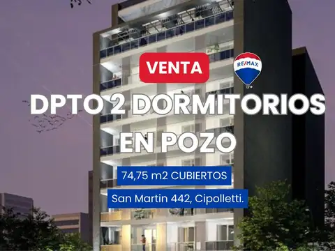VENTA DEPARTAMENTO 2 DORMITORIOS EN POZO