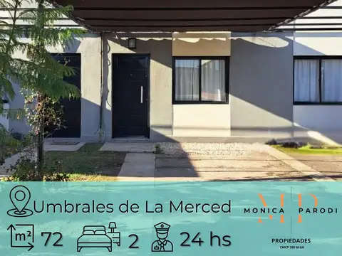 DÚPLEX EN VENTA EN UMBRALES DE LA MERCED – 2 DORMITORIOS Y ESPACIO VERDE