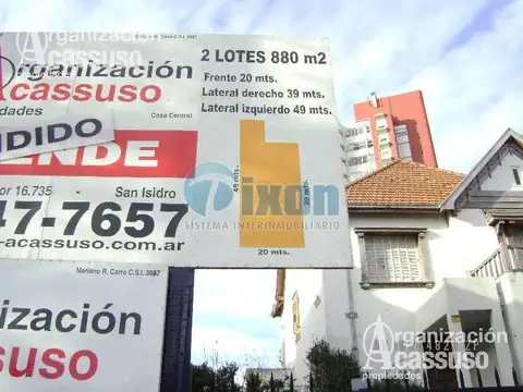 Terreno en Venta en La Lucila, USD 1.700.000