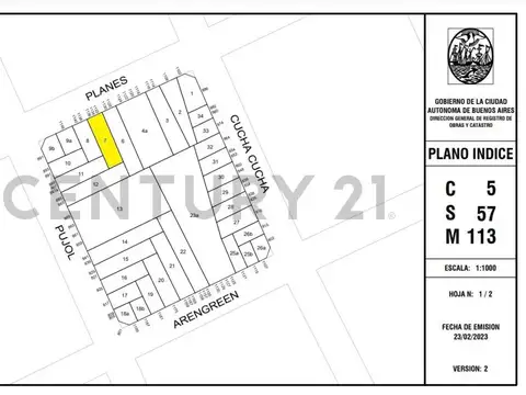 Planes 1132 , Piso 0